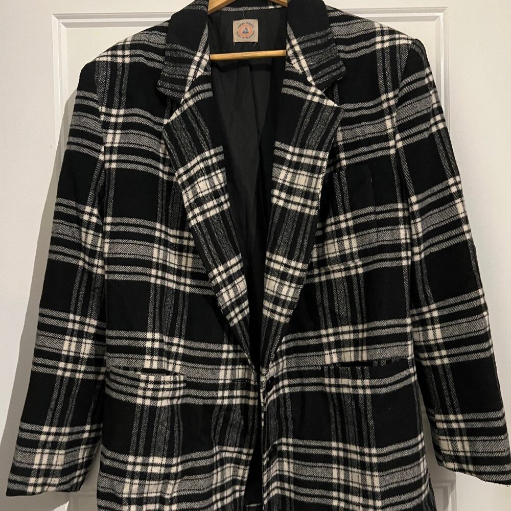 Deck-Mates plaid blazer jacket